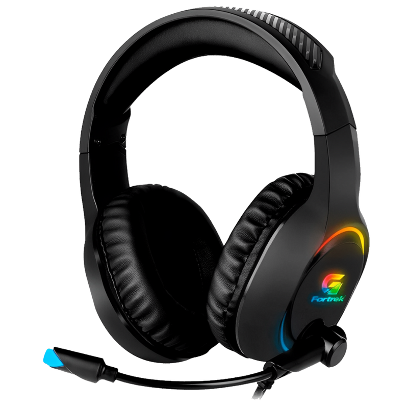 Headset Gamer Fortrek Holt, RGB, Drives 50mm