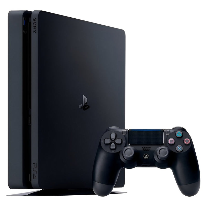 Console Playstation 4 Slim Semi-Novo 1tb Standard Sony Cor Preto + 1 Jogo Aleatório