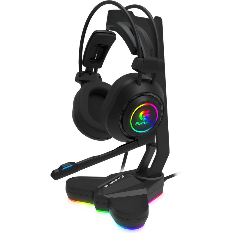 Headset Gamer RGB Vickers Preto Fortrek