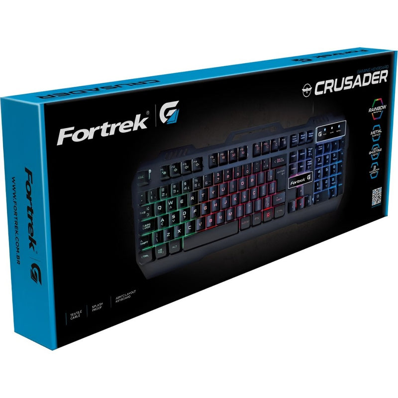 Teclado Gamer Crusader RGB ABNT2 Fortrek