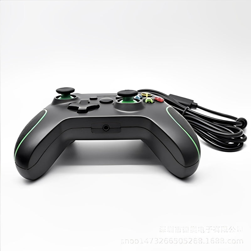 Controle Xbox One Com Fio Joystick Knup Kp-5130 Cor Preto