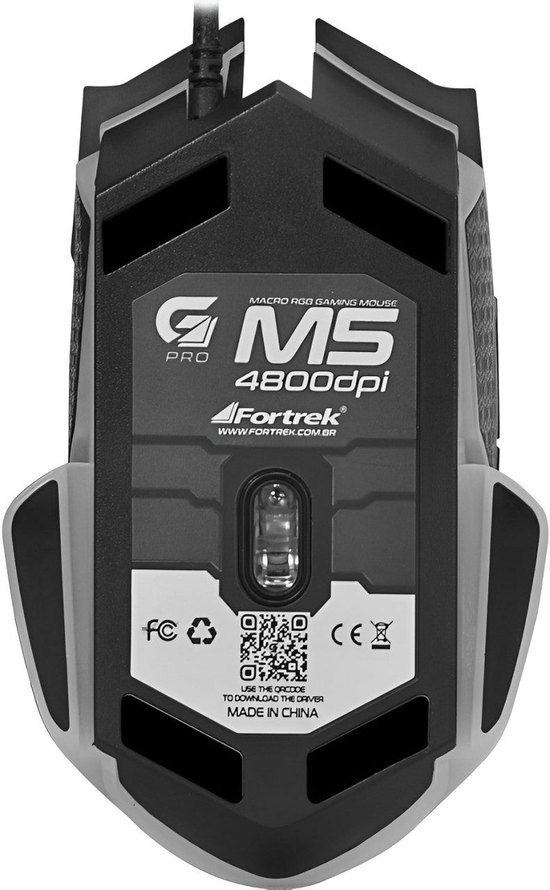 Mouse Para Jogo Fortrek Pro M5 Preto