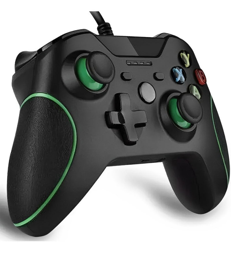 Controle Xbox One Com Fio Joystick Knup Kp-5130 Cor Preto