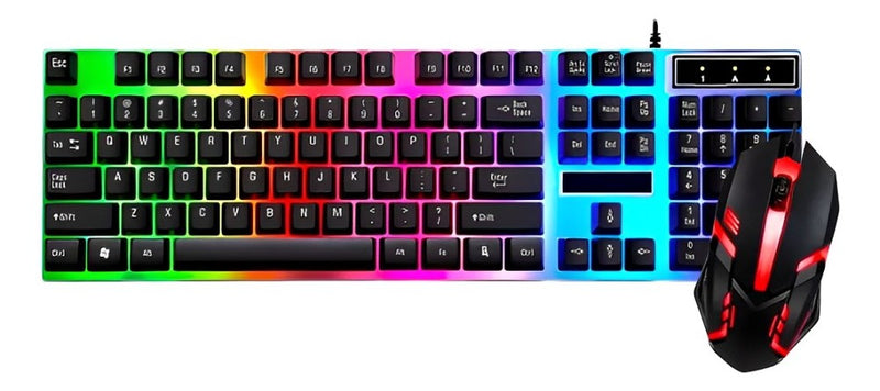 Kit Teclado E Mouse Gamer Usb Rgb Km99