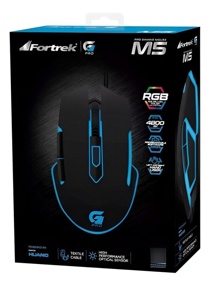 Mouse Para Jogo Fortrek Pro M5 Preto