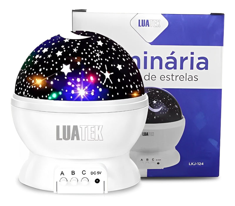 Luminária De Mesa Luatek Lkj-124 Branco