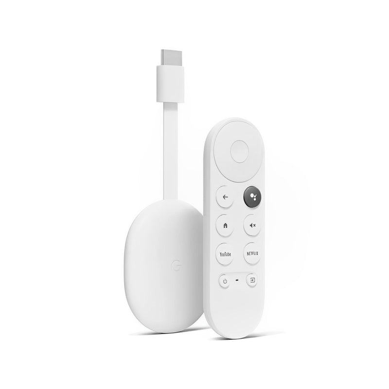 Google Chromecast 4 Ful Hd Hdr 60fps Netflix Youtube - Reproduz conteúdo em streaming na TV com o comando de controlo por voz - filmes, séries em HD