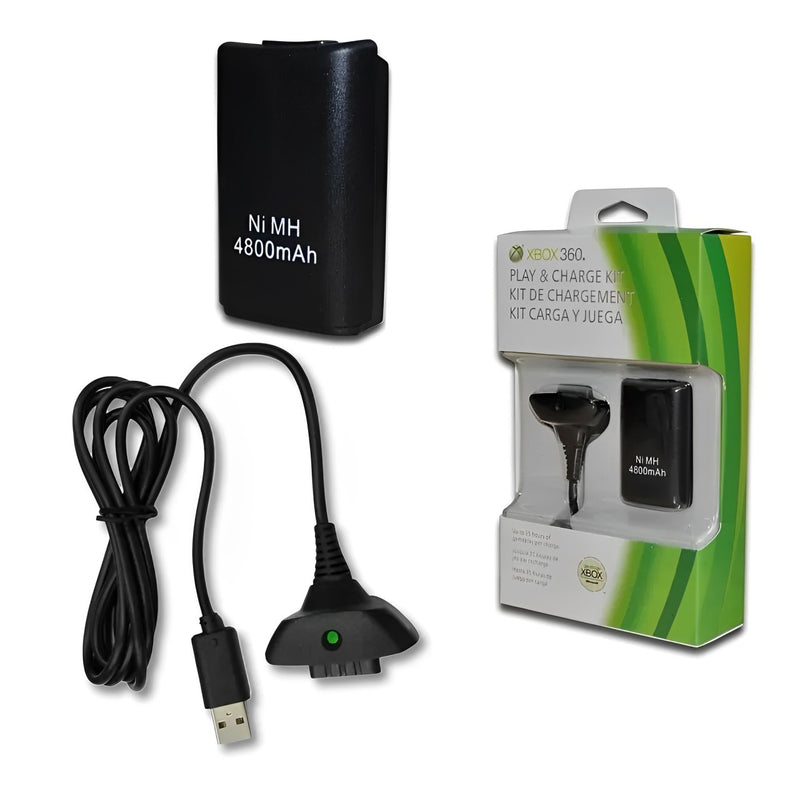 Play E Charge Xbox360 Carrega Controle Sem Fio Enquanto Joga Voltagem De Entrada Leboss LB-5123