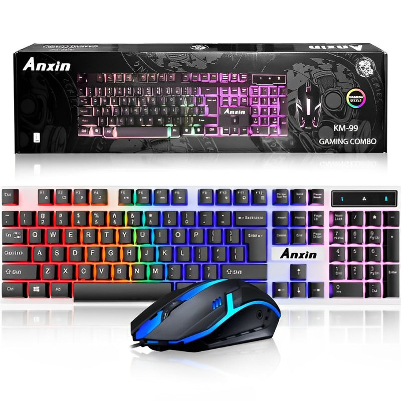 Kit Teclado E Mouse Gamer Usb Rgb Km99